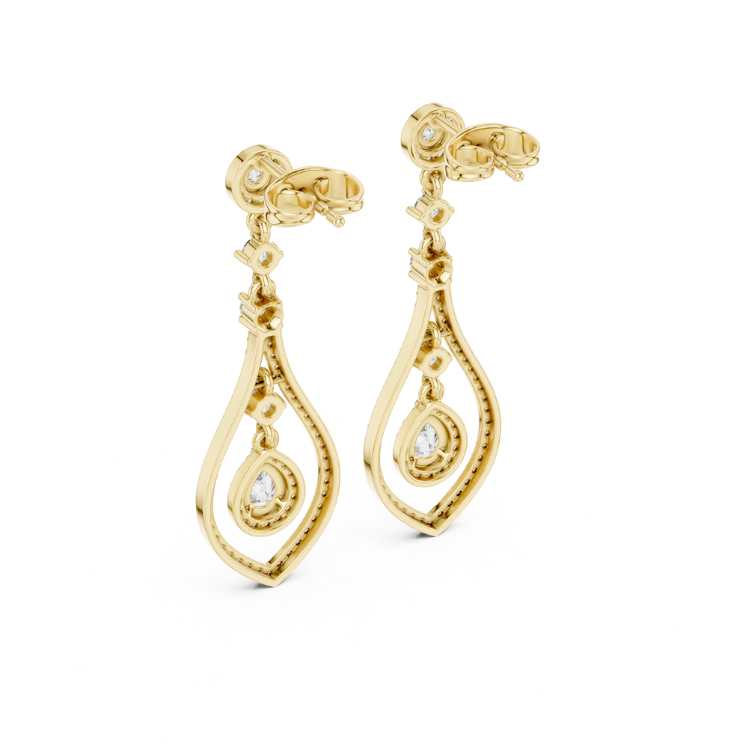 Eternal Grace Teardrop Diamond Dangle