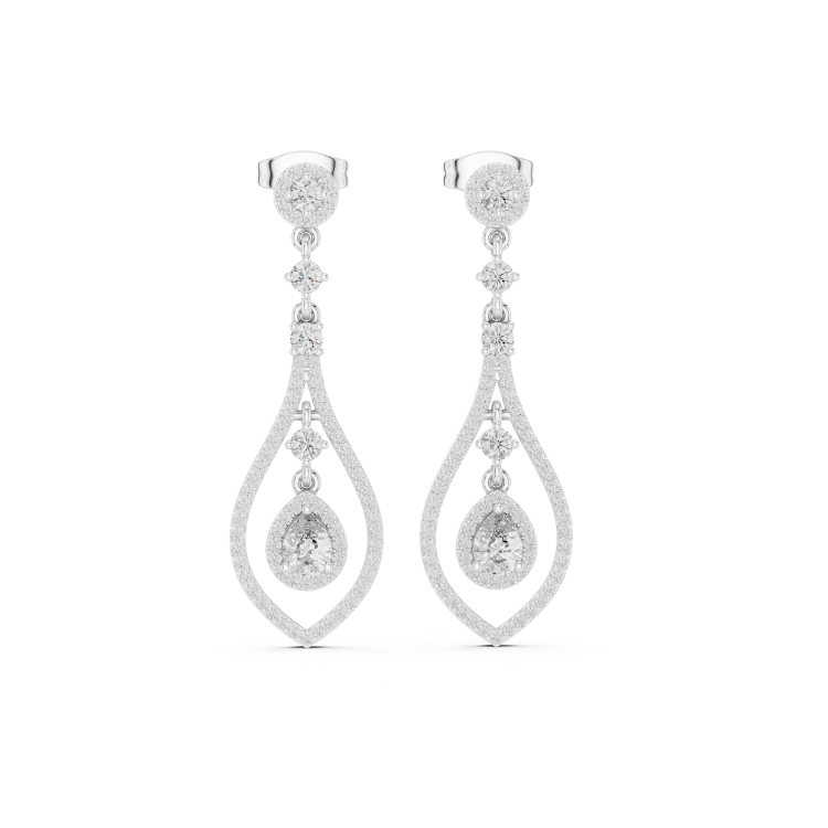 Eternal Grace Teardrop Diamond Dangle