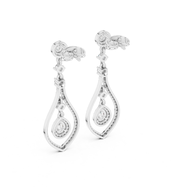 Eternal Grace Teardrop Diamond Dangle