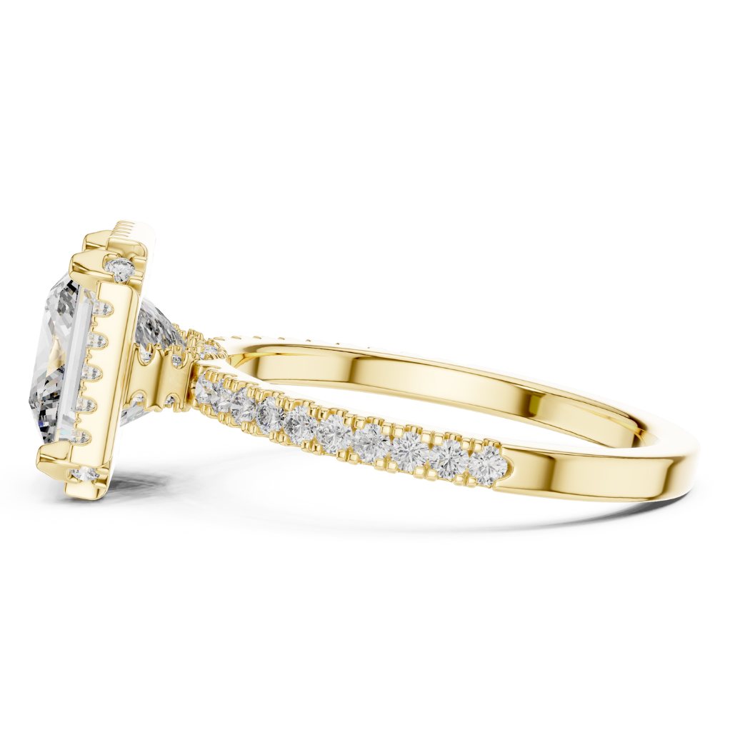 Princess Grace Halo Engagement Ring