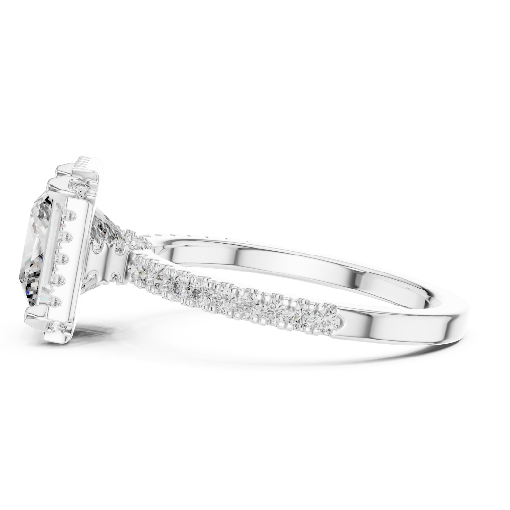 Princess Grace Halo Engagement Ring