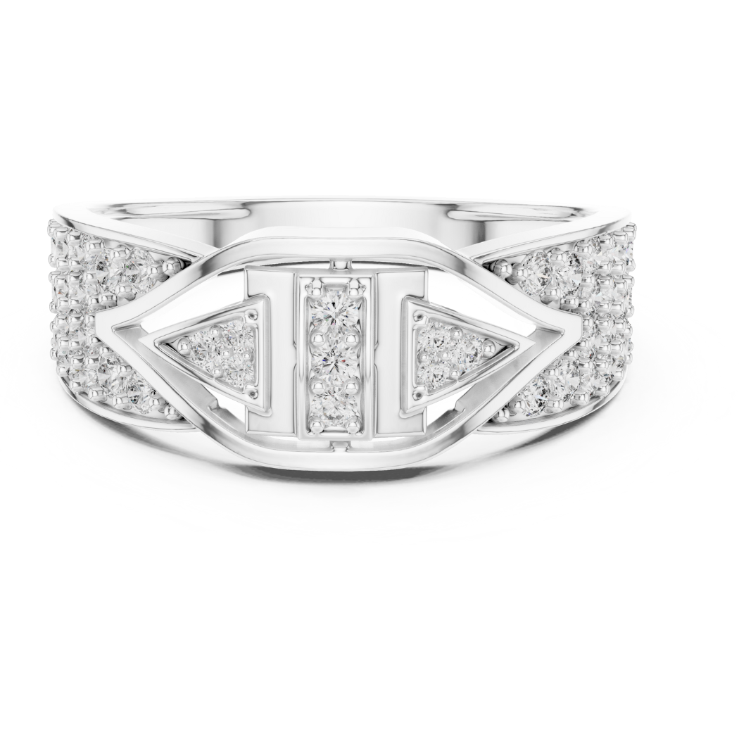 Triad Eye Diamond Ring