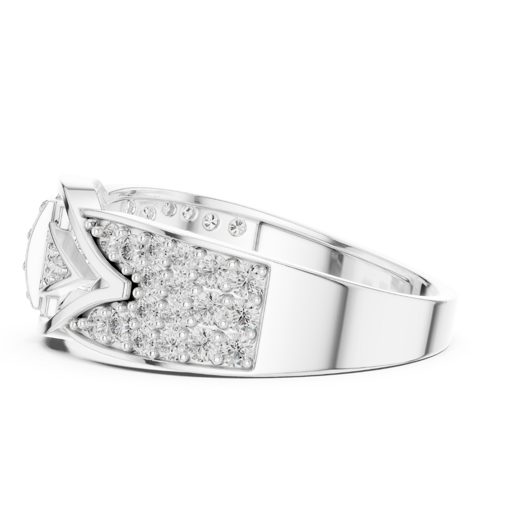 Triad Eye Diamond Ring