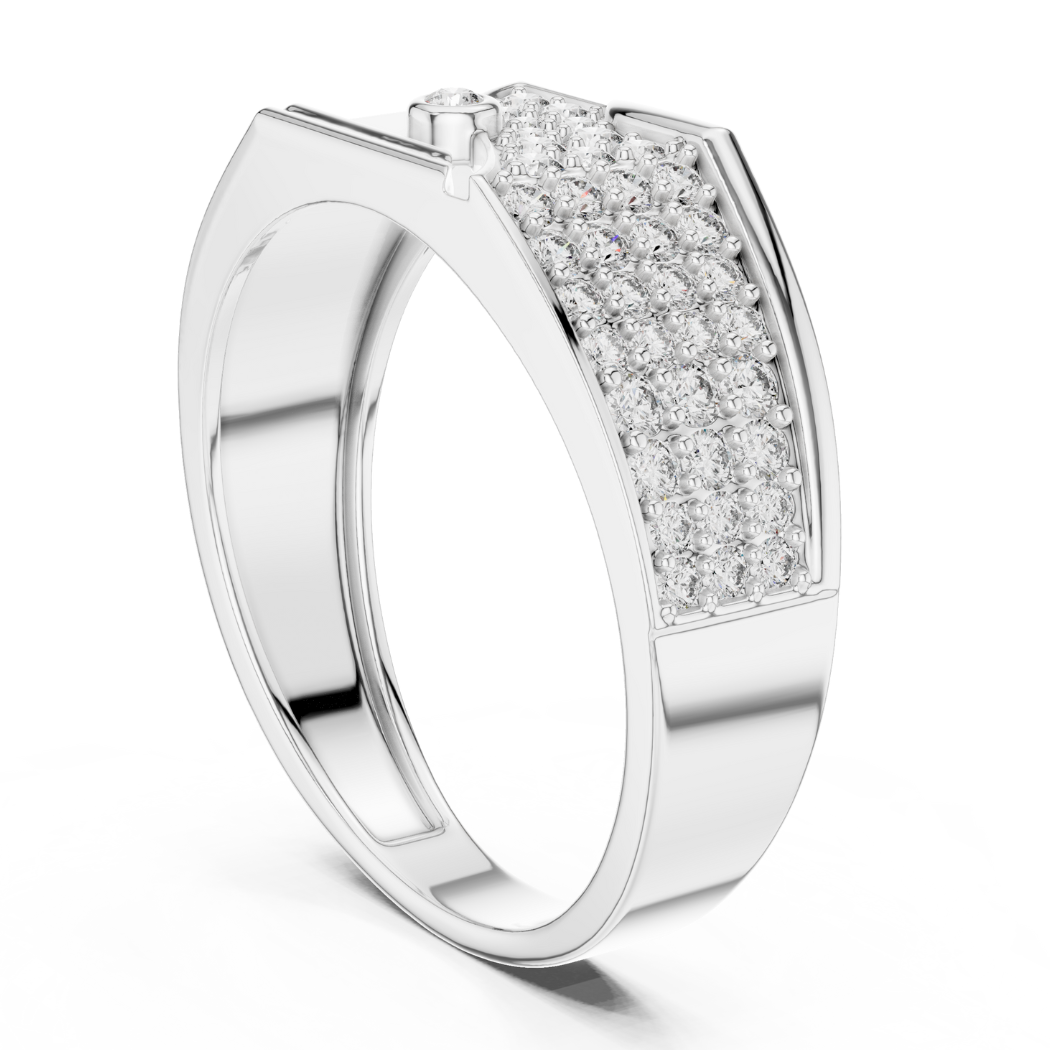 Majestic Crest Diamond Ring