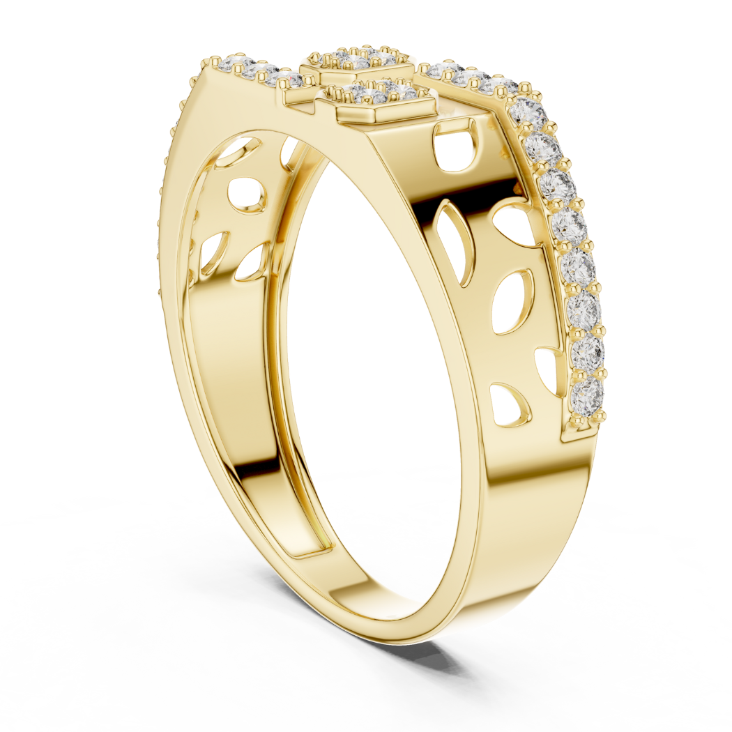 OctaGrid Luxe Diamond Band