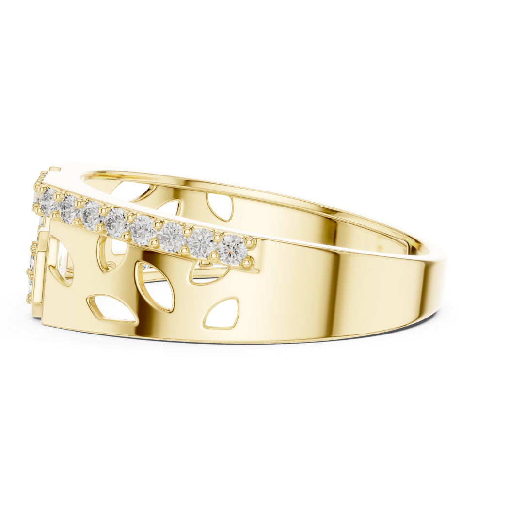 OctaGrid Luxe Diamond Band