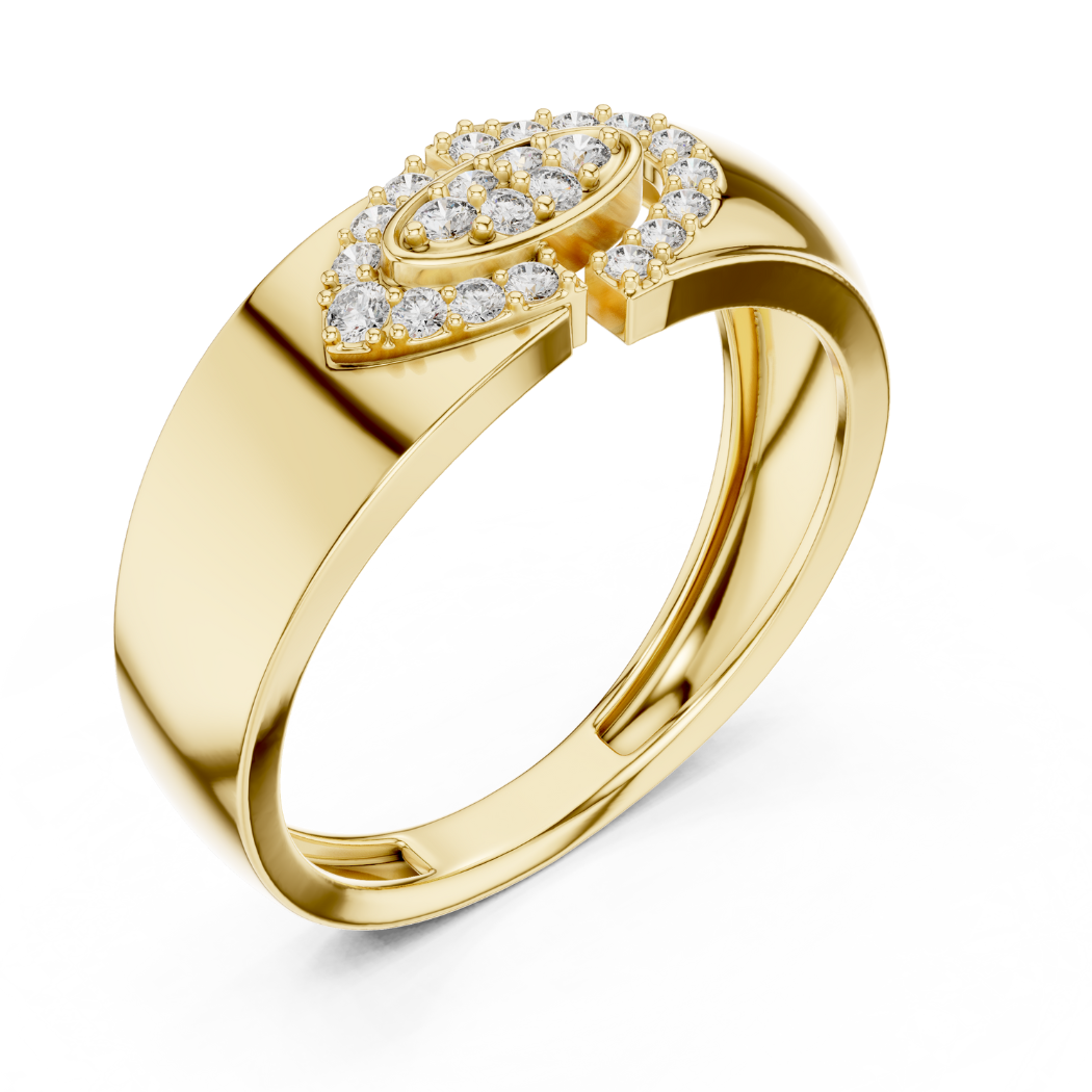 Eclipse Halo Diamond Ring