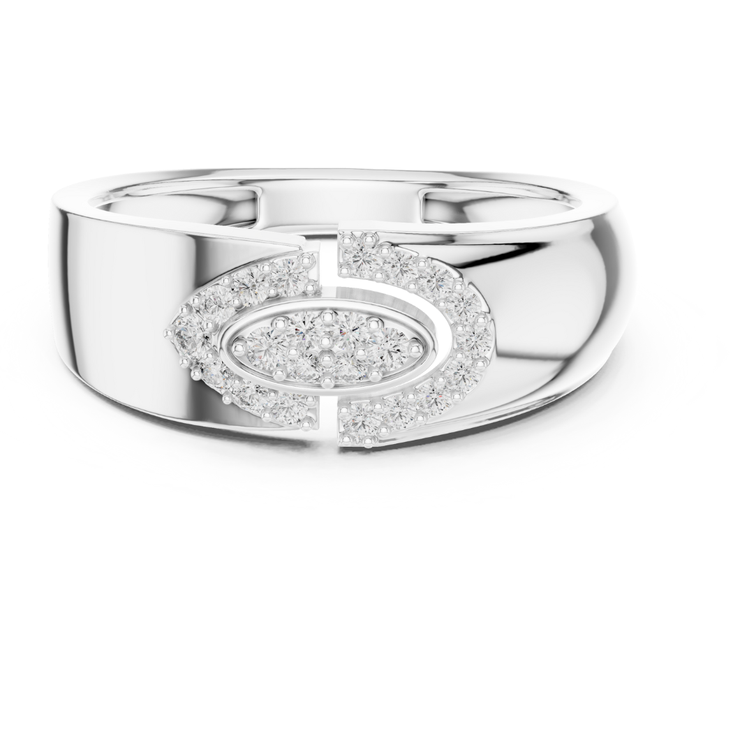 Eclipse Halo Diamond Ring