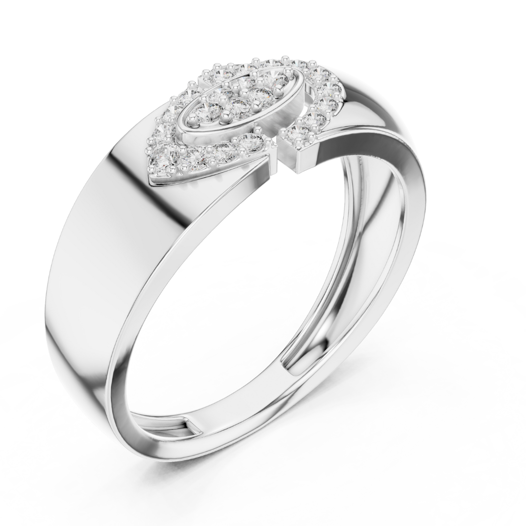 Eclipse Halo Diamond Ring
