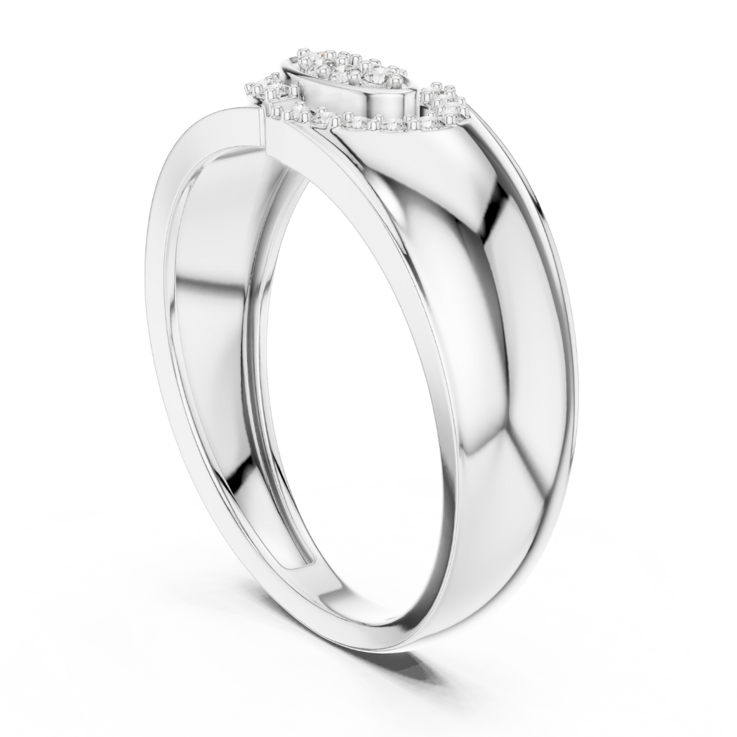 Eclipse Halo Diamond Ring