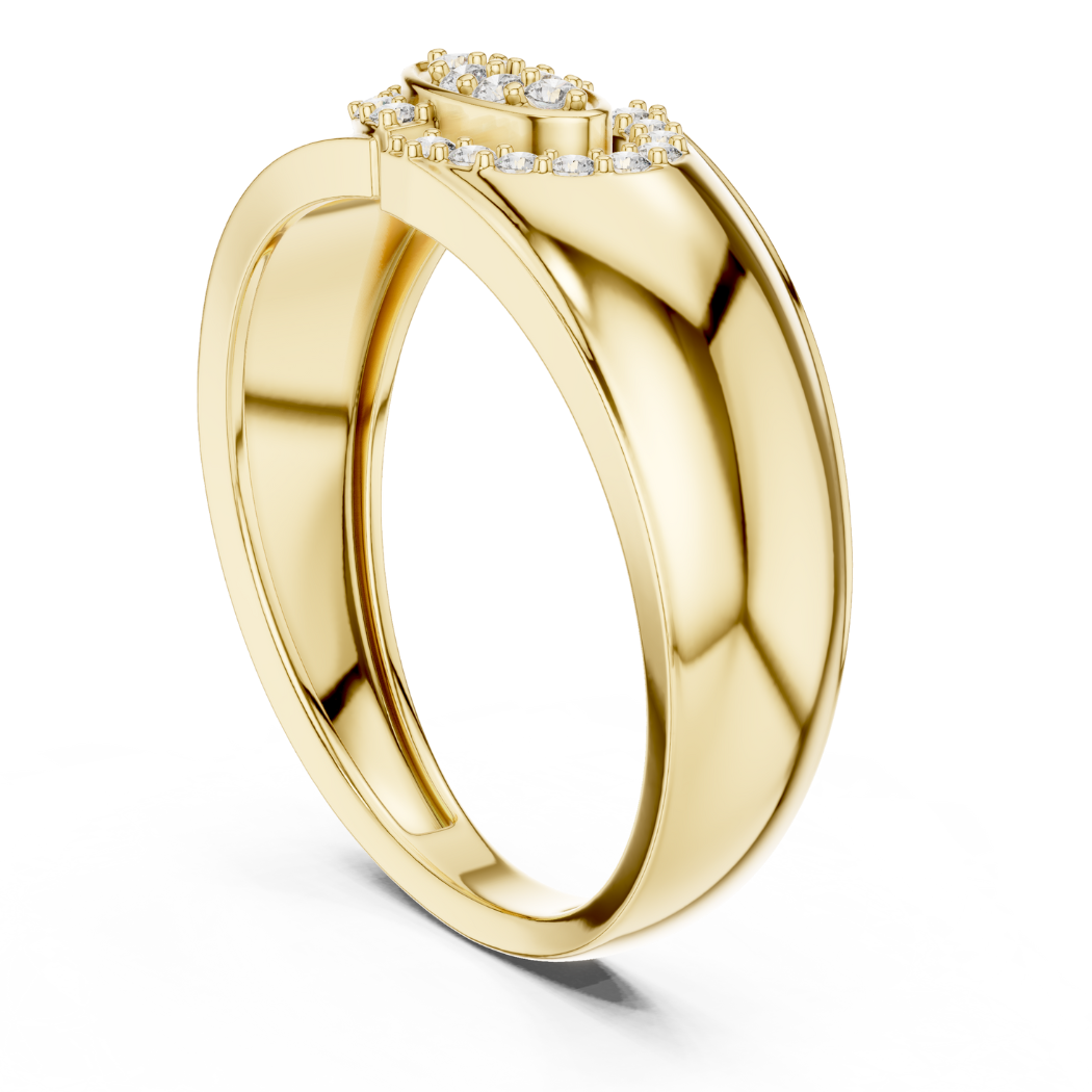 Eclipse Halo Diamond Ring