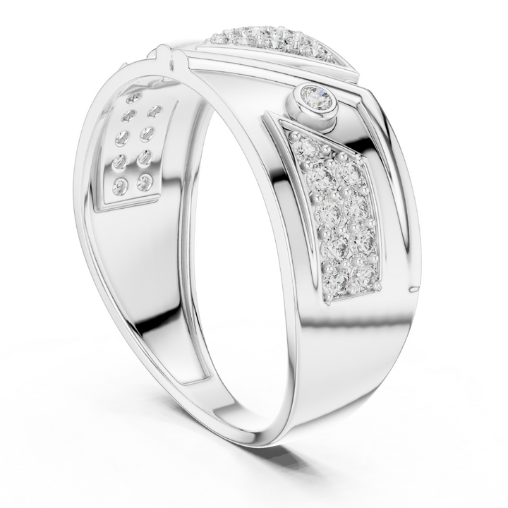 V-Triad Diamond Ring