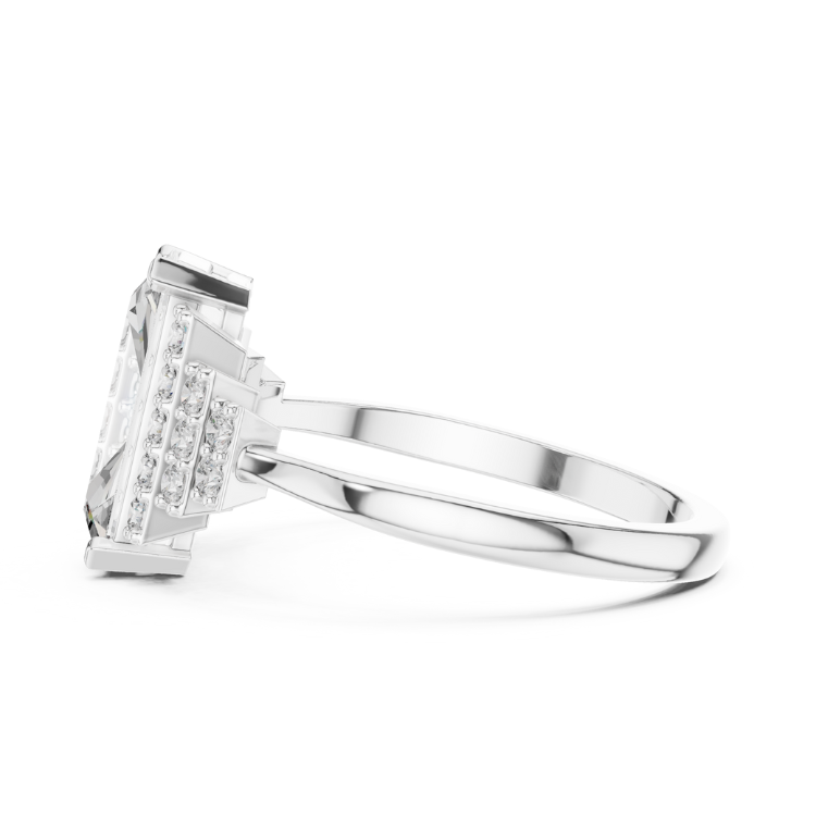 Art Deco Baguette Diamond Ring