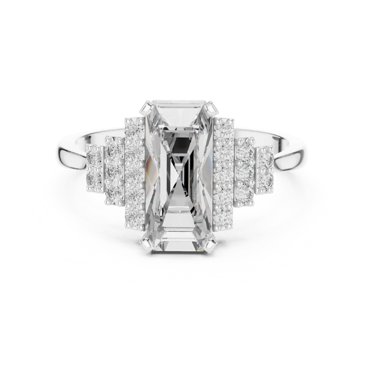 Art Deco Baguette Diamond Ring