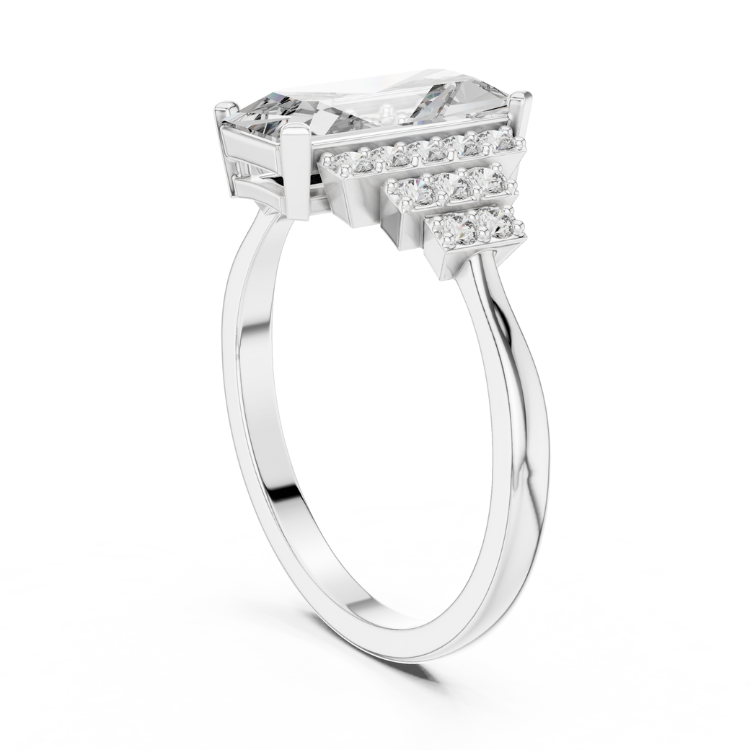 Art Deco Baguette Diamond Ring