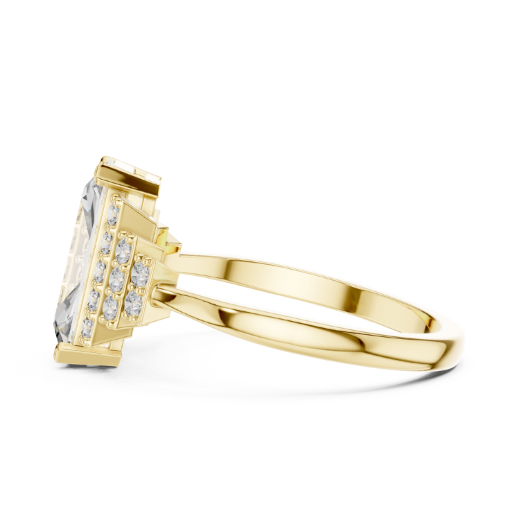 Art Deco Baguette Diamond Ring