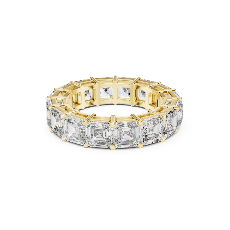 Royal Asscher-Cut Diamond Eternity Band