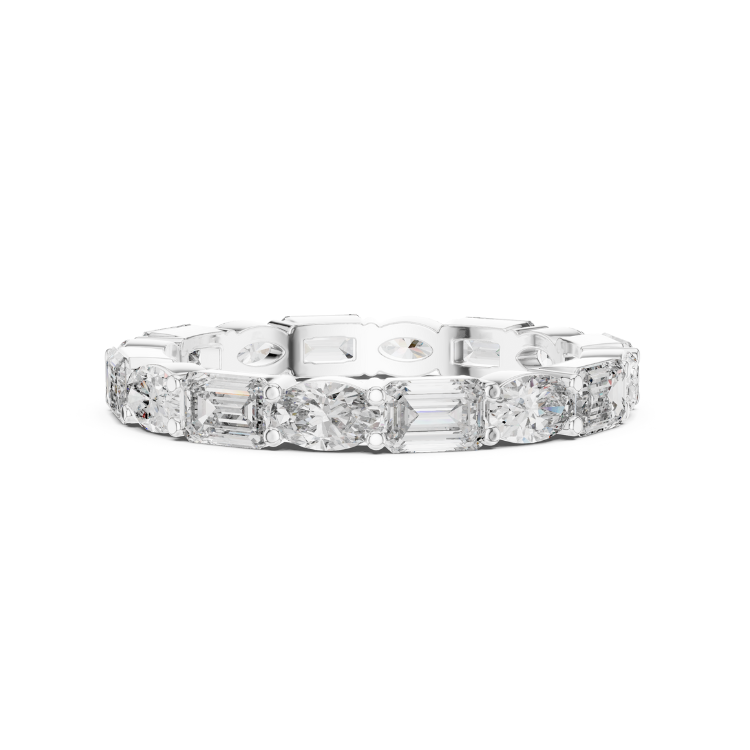 Mixed Shape Diamond Eternity Band