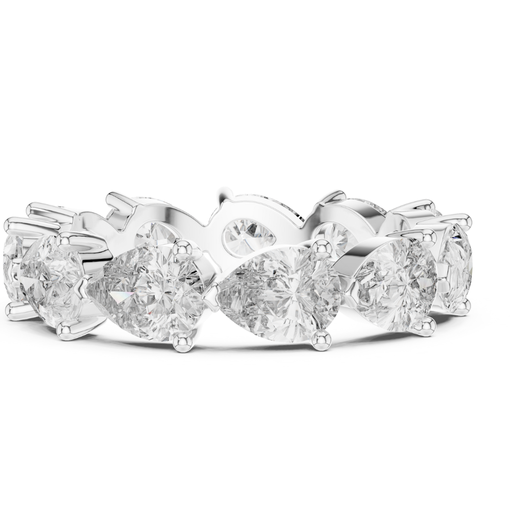 Eternal Pear-Shaped Diamond Eternity Band