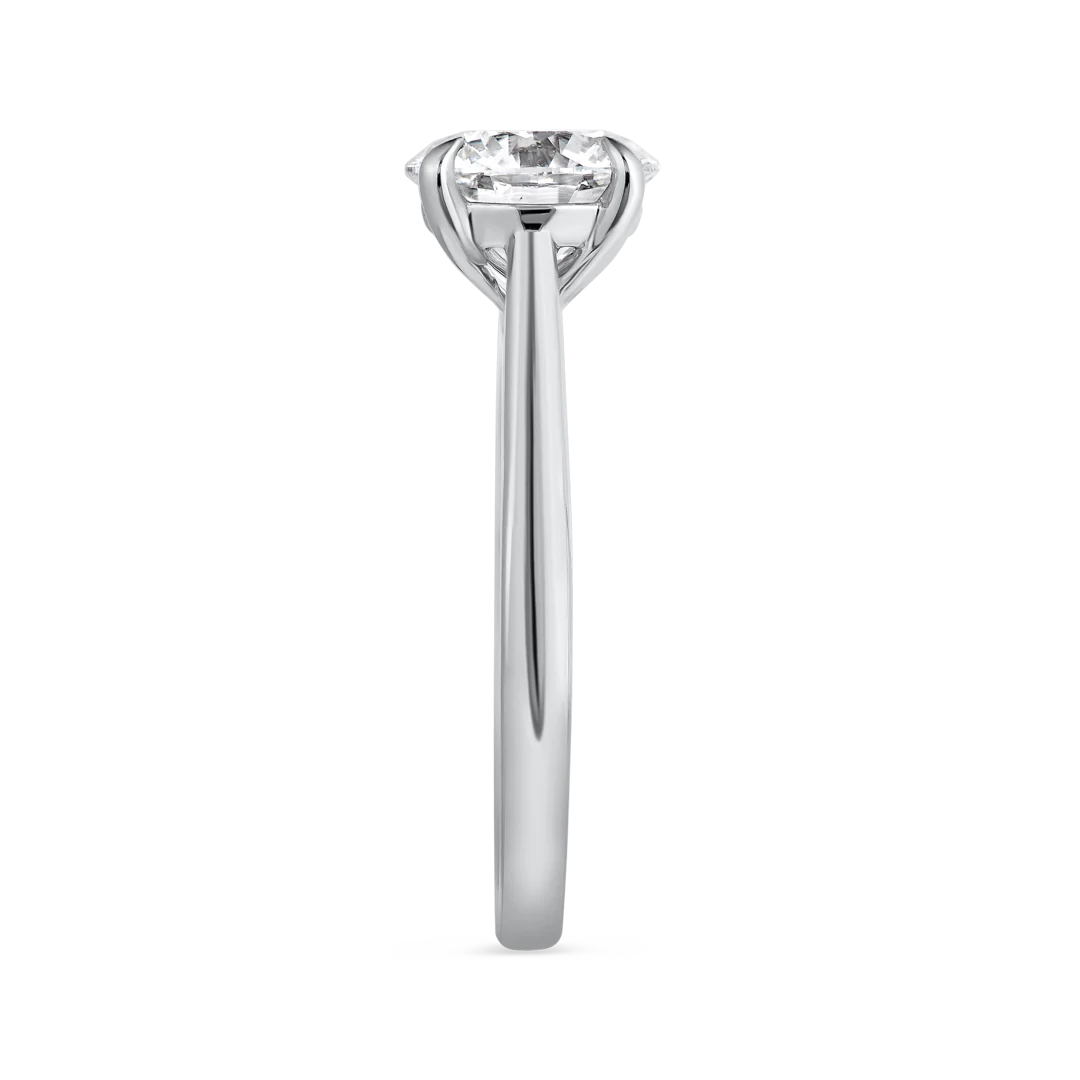 1.5 Carat Lab-grown Solitaire Engagement Ring - Round Diamond