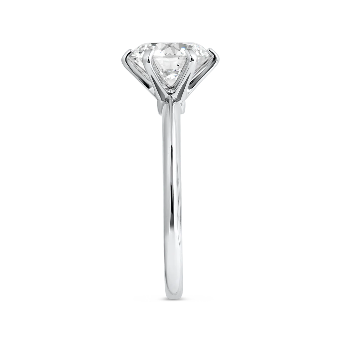 2 Carat Solitaire Engagement Ring - Round Diamond