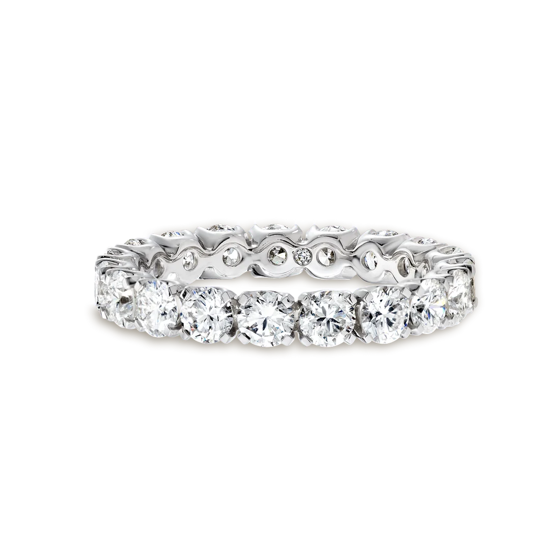 Round Diamond Full Eternity Ring