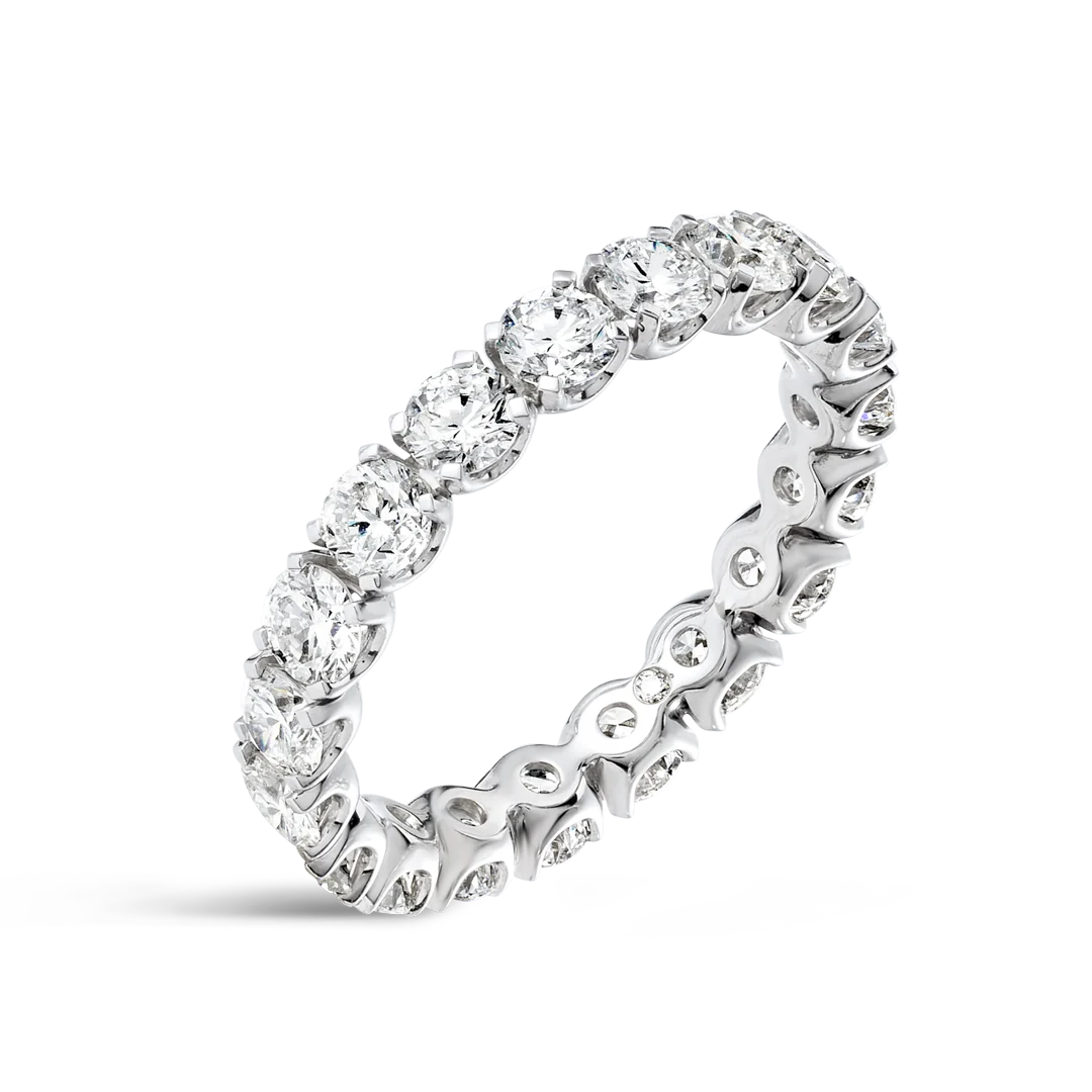 Round Diamond Full Eternity Ring