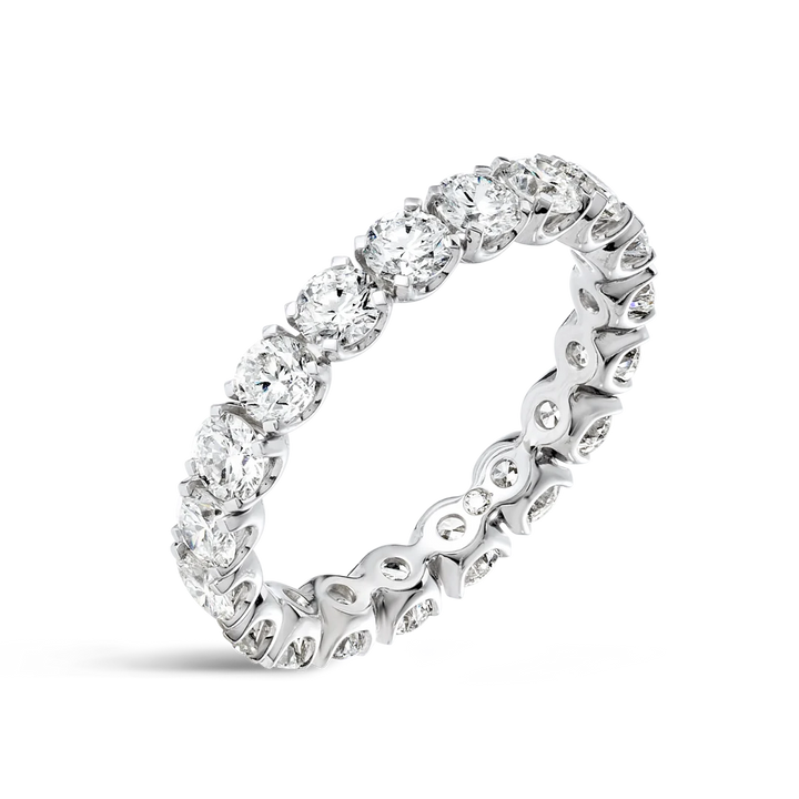 Round Diamond Full Eternity Ring