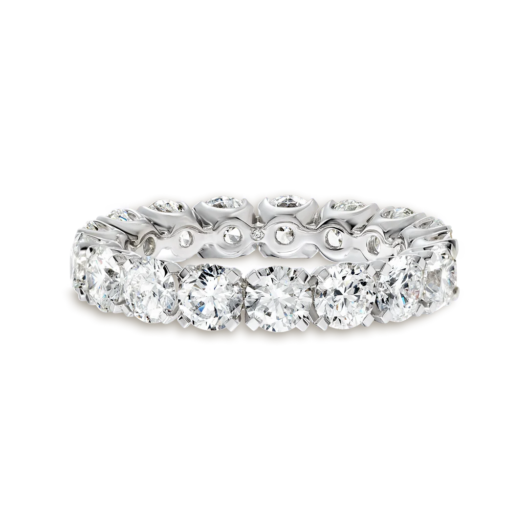 3.64ct Round Diamond Full Eternity Ring