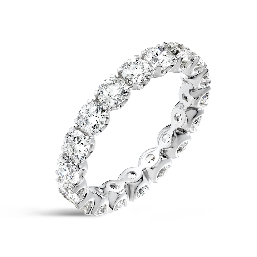 3.64ct Round Diamond Full Eternity Ring
