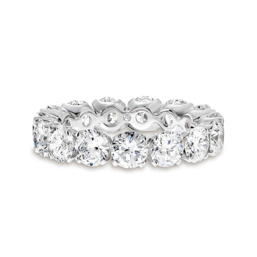 Round Diamond Full Eternity Ring
