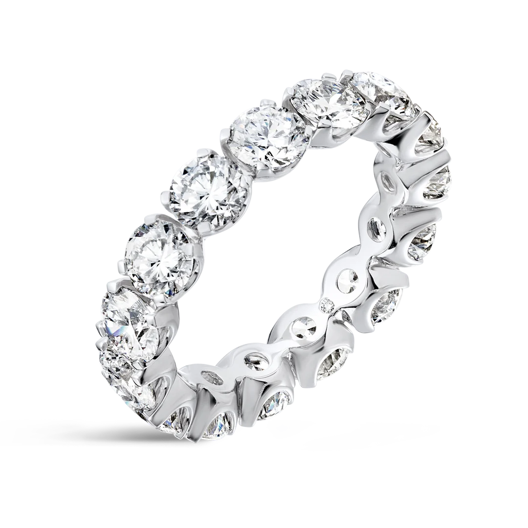 Round Diamond Full Eternity Ring