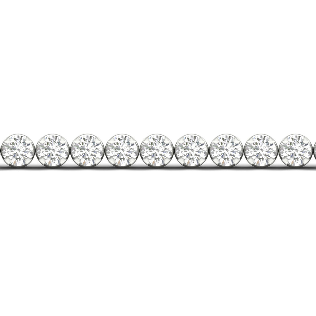 8-ctw Round Classic Tennis Bracelet with Four Prongs