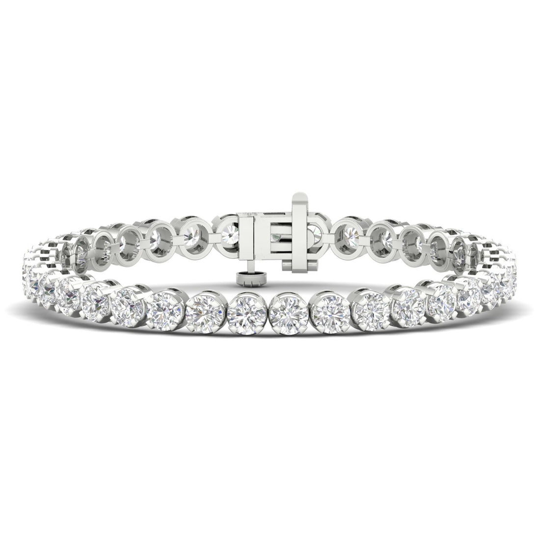 8-ctw Round Classic Tennis Bracelet with Four Prongs
