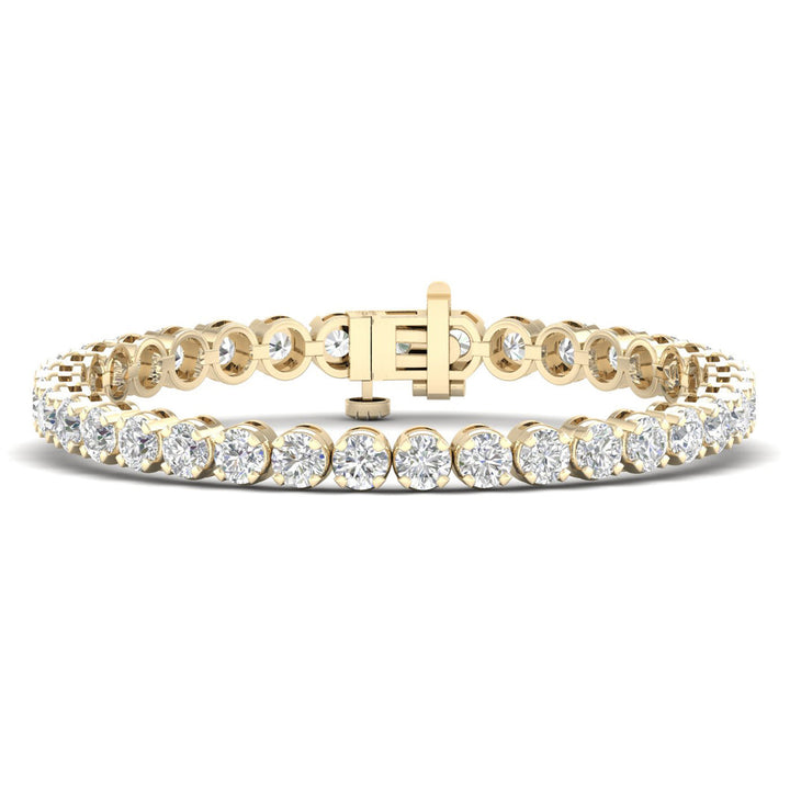 8-ctw Round Classic Tennis Bracelet with Four Prongs