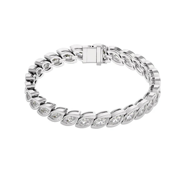 The Marquisette Diamond Tennis Bracelet