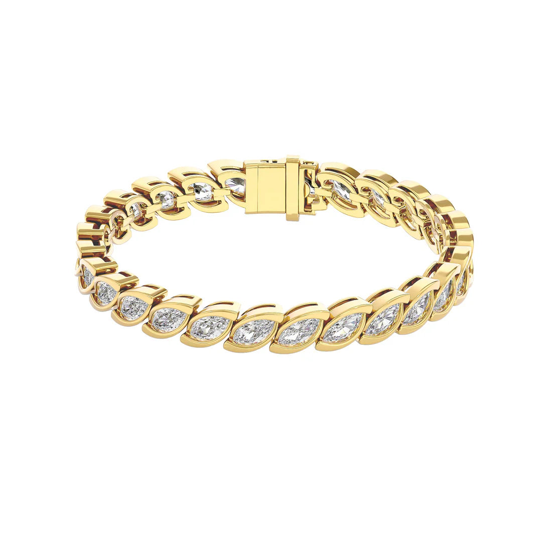 The Marquisette Diamond Tennis Bracelet