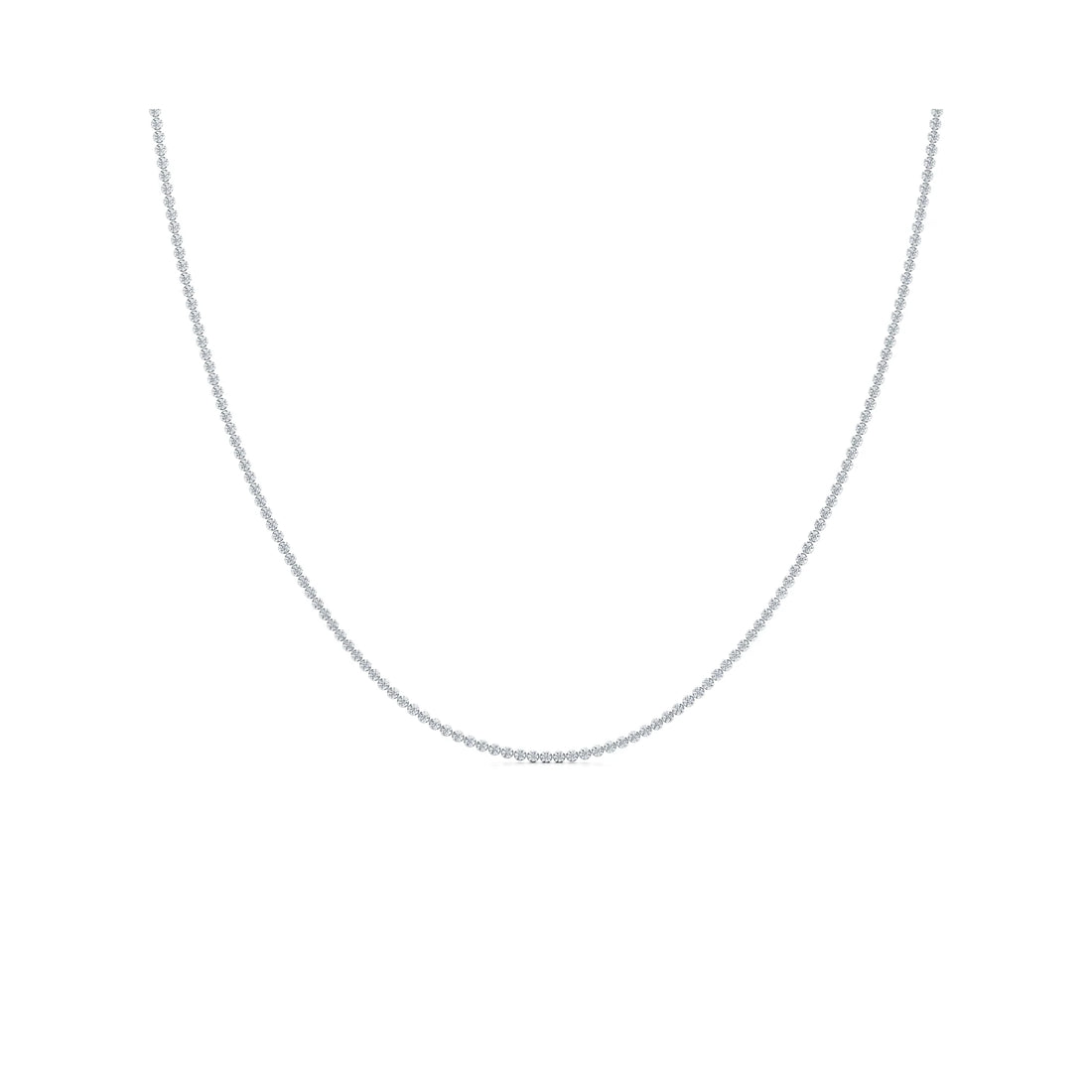 La Petite Lab Diamond Tennis Necklace
