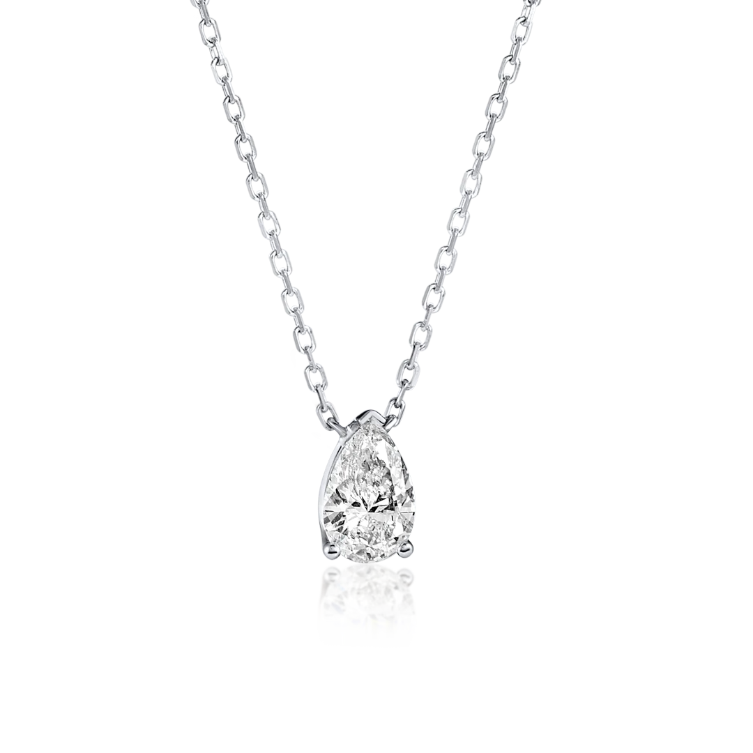 0.5ct Pear Diamond Pendant