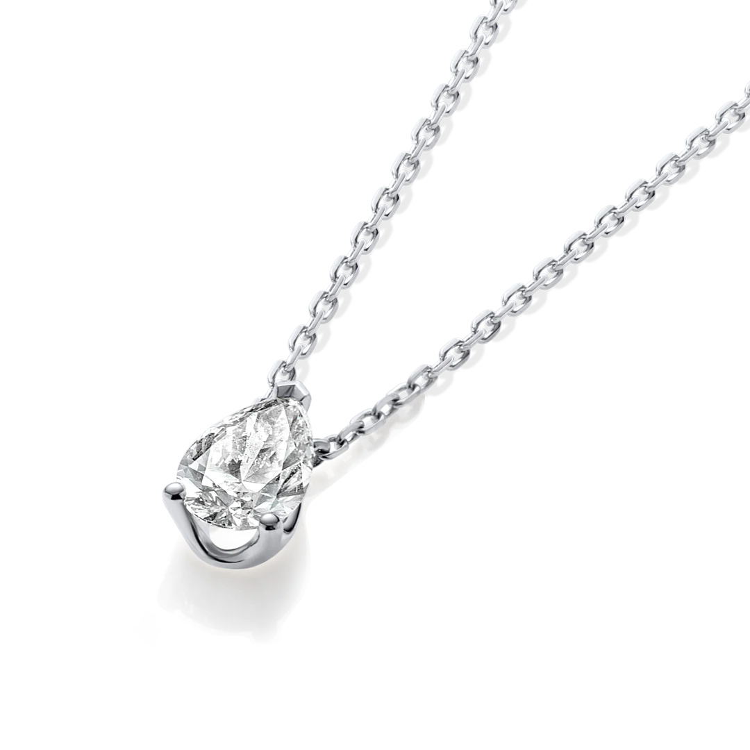 0.5ct Pear Diamond Pendant