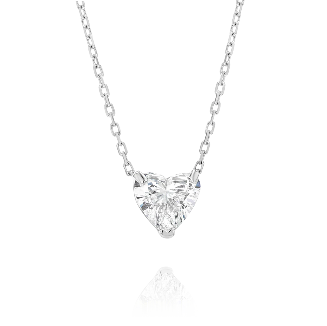 0.7ct Heart Diamond Pendant