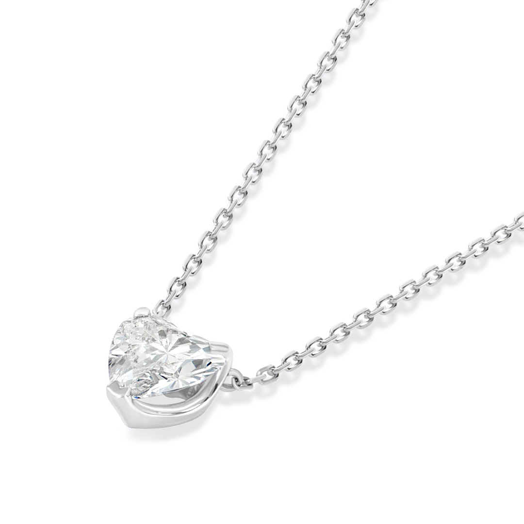 0.7ct Heart Diamond Pendant