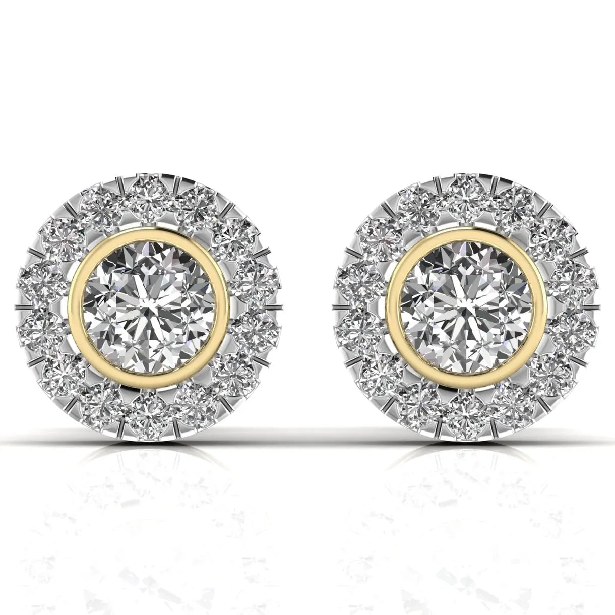 Round Cut Diamonds Studs Earring