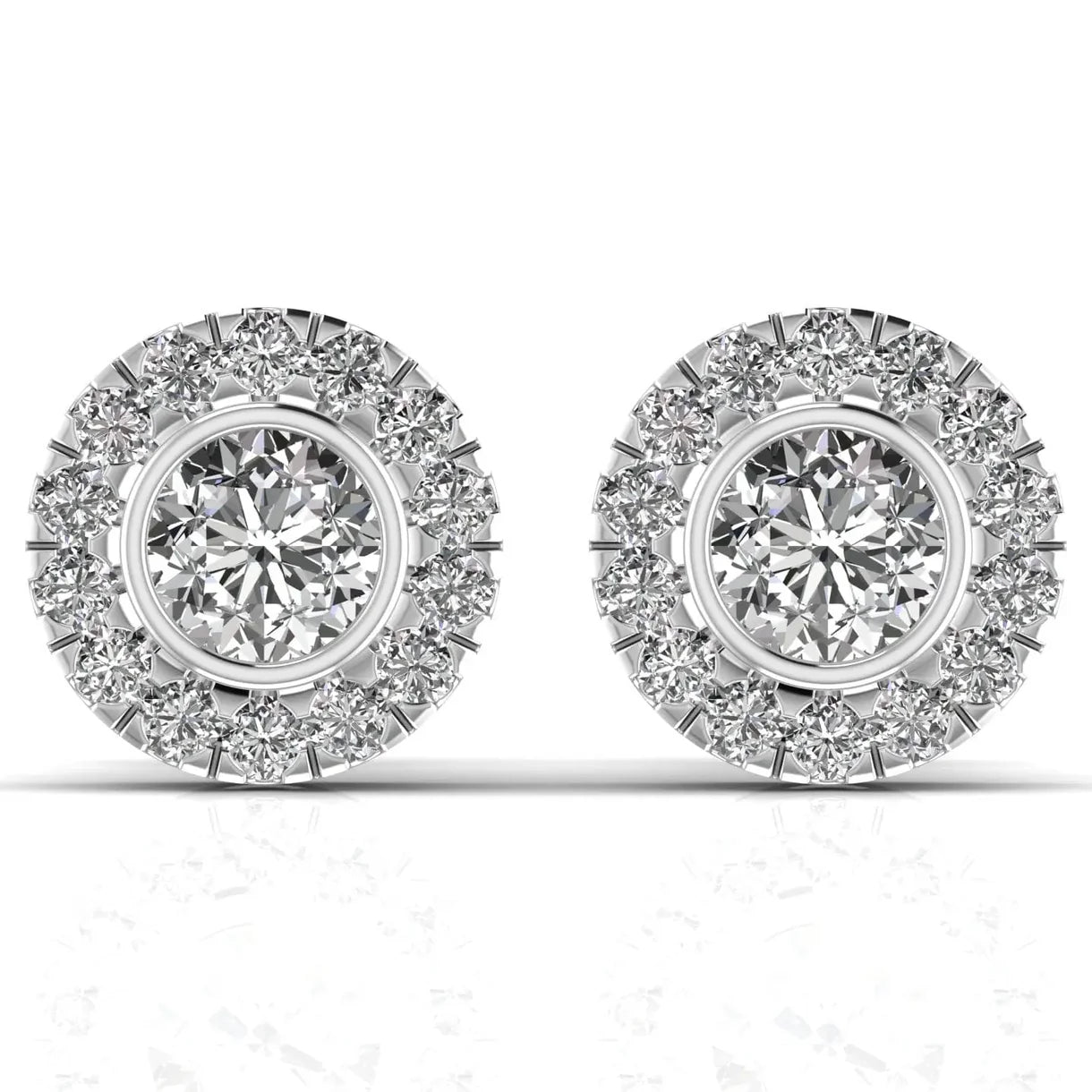 Round Cut Diamonds Studs Earring