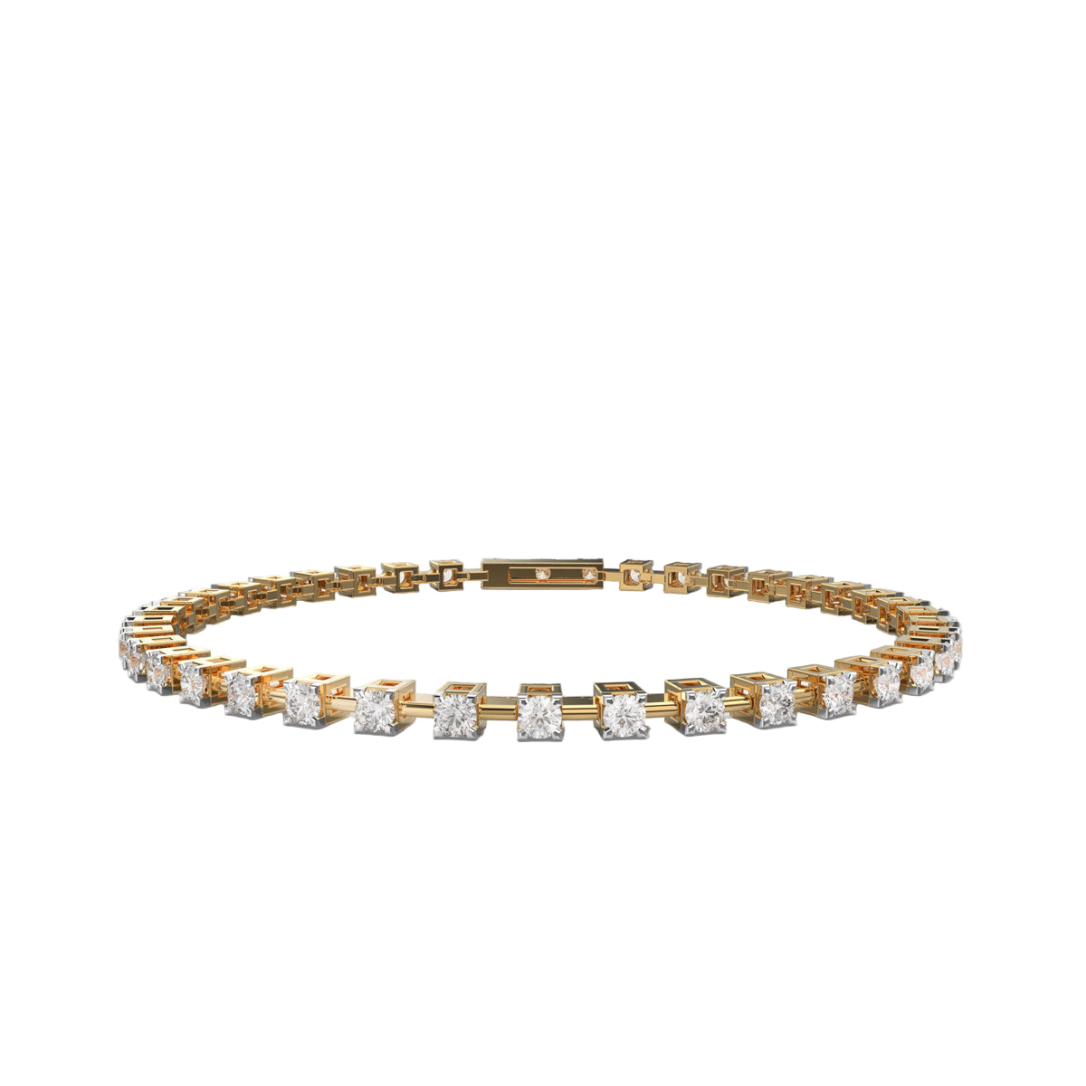 Dot and Dash Tennis Bracelet