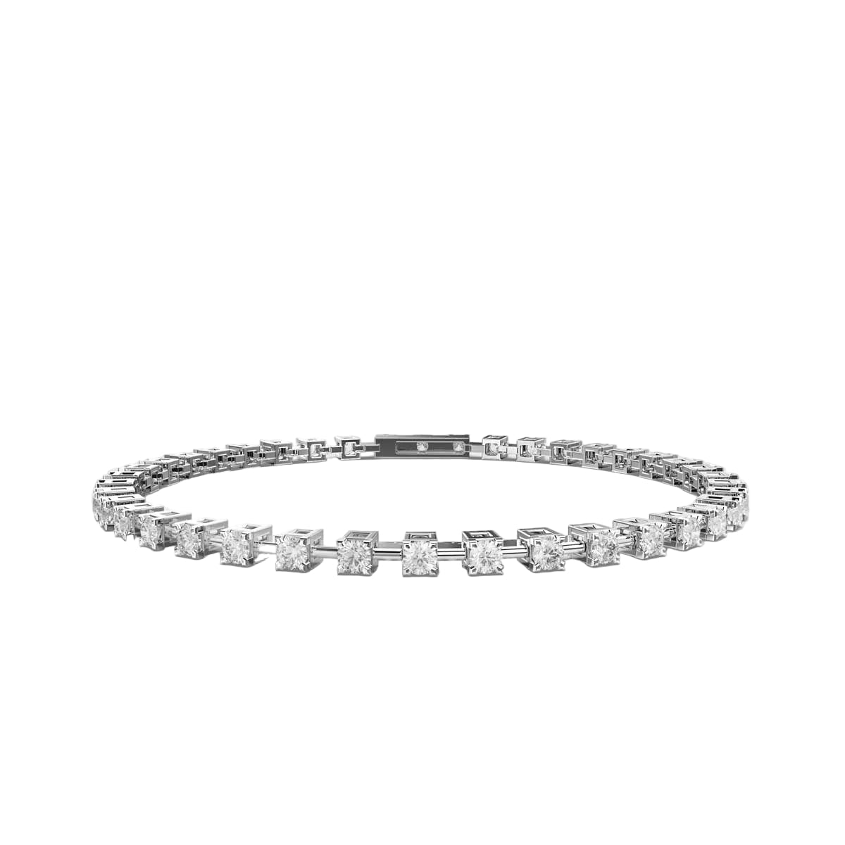 Dot and Dash Tennis Bracelet