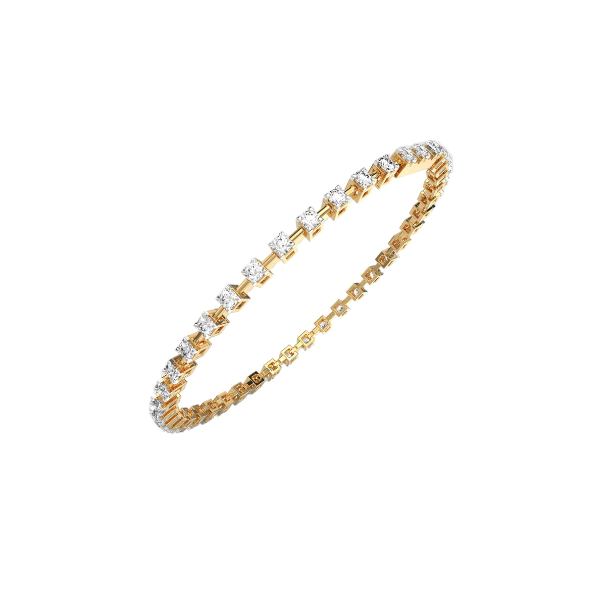 Dot and Dash Tennis Bracelet