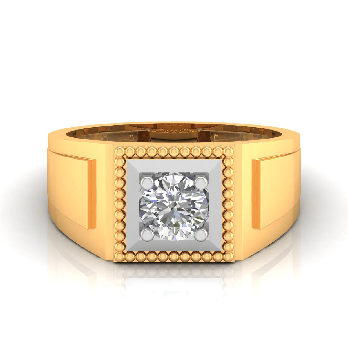 1 Carat Solitaire Everyday Charm Men's Ring