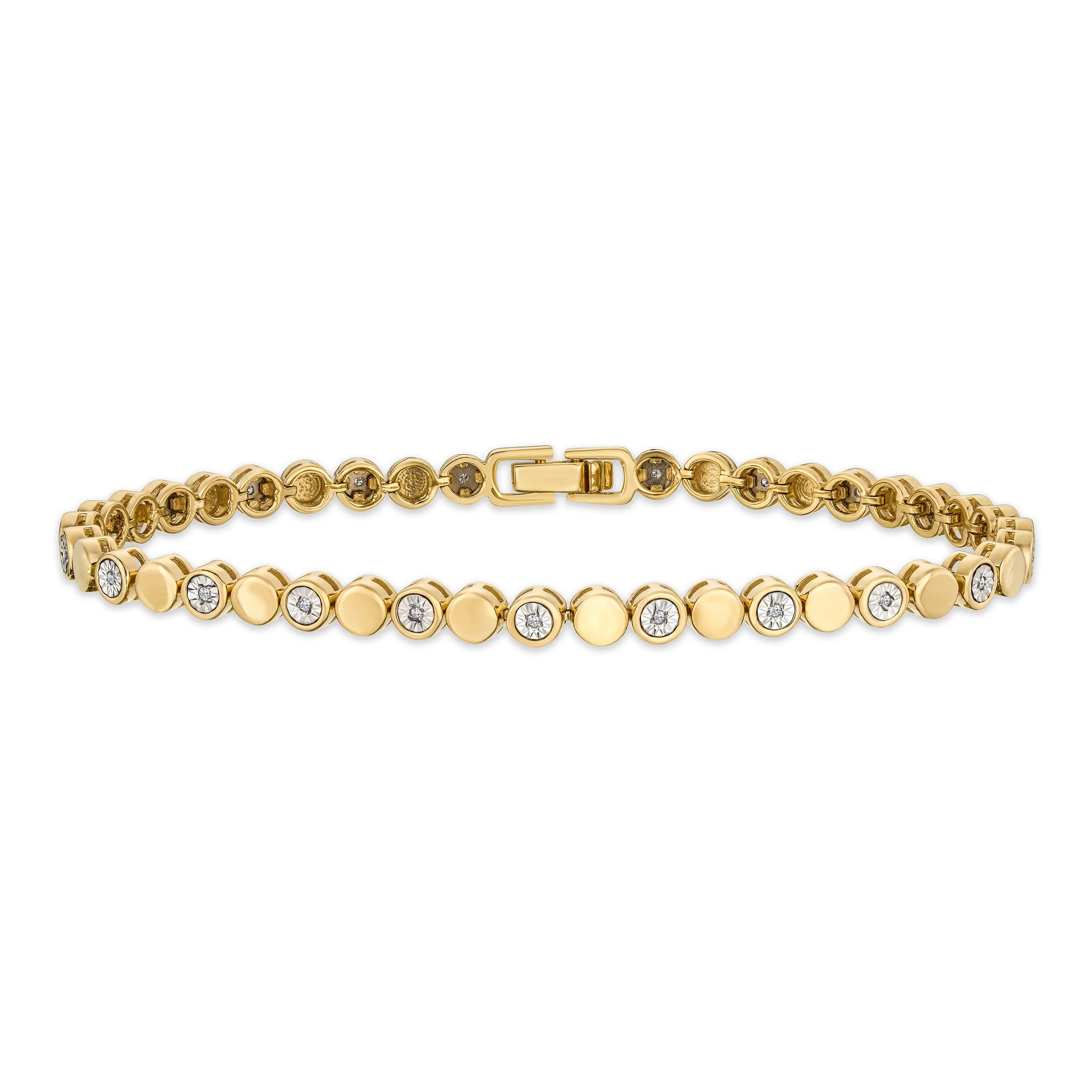 Lab Diamond Tennis Bracelet Round Cut