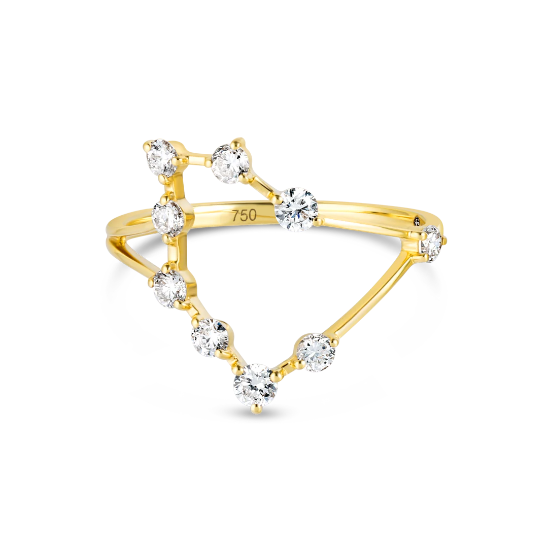 Capricorn Constellation Ring